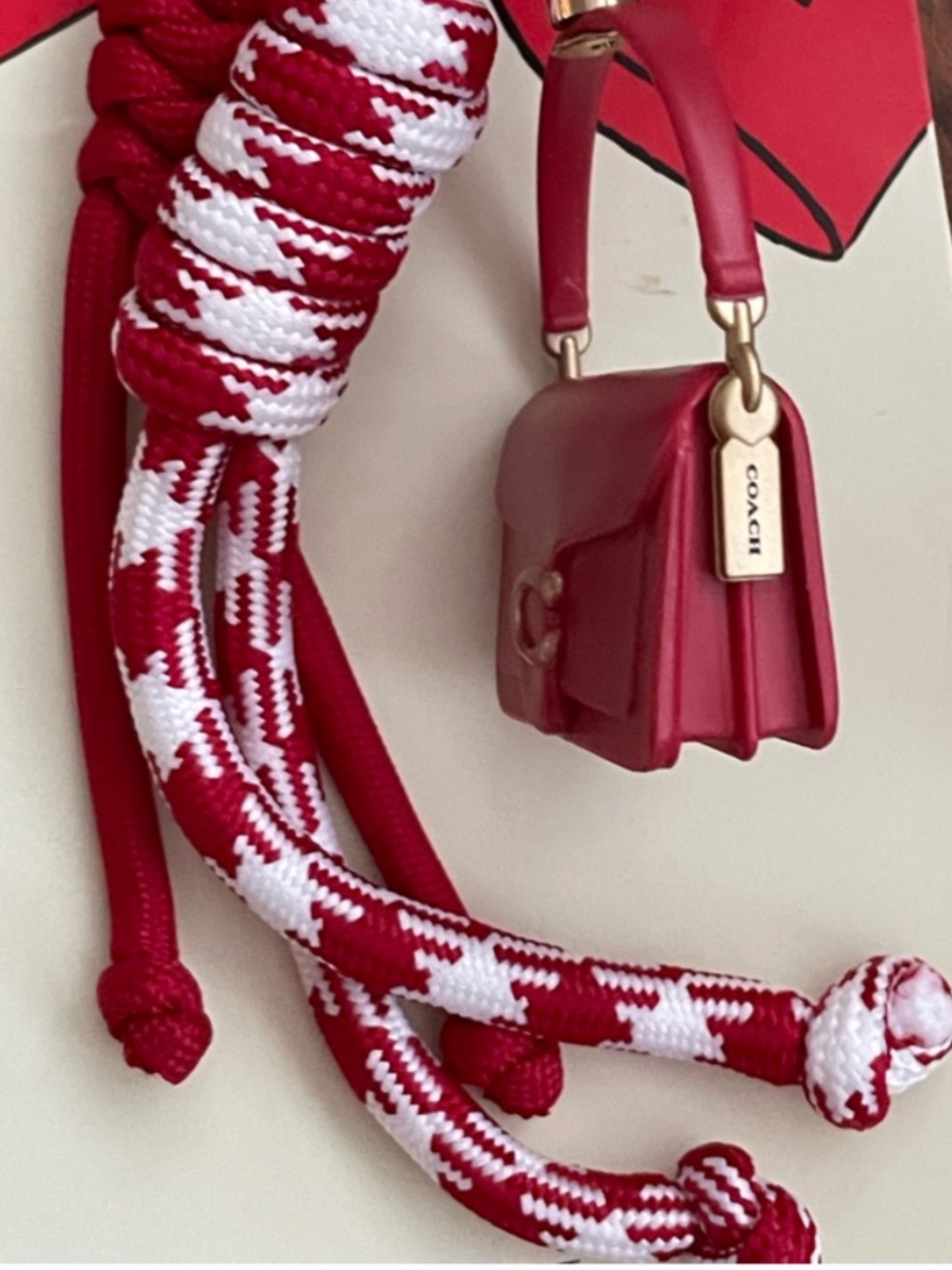 Coach Tabby Lunar New Year Collection Keychain Bag Charm 2025 - Japan exclusive - Picture 4 of 9